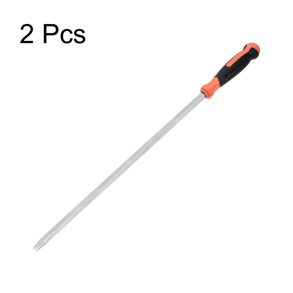 Uxcell 12mm Flat Head Slagskrutrekker med 610mm Rett Håndtak for Reparasjon 2 stk Industriell/Bil
