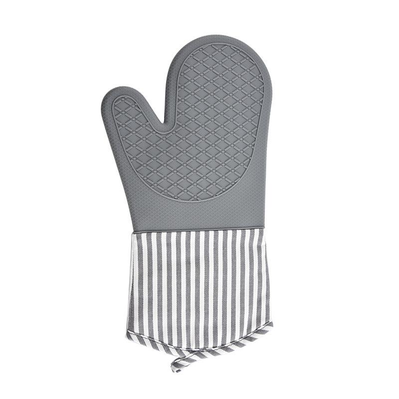 Nordischer Stil Rutschfeste Hitzebeständige Silikon-Ofenhandschuhe