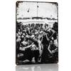 Black People D Texture Printed Poster Custom Vintage Metal Tin Plate Sign for Wall Art Home Decor Luxury Decoration Home House