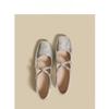 French Mary Jane Shoes Women's Head Silver Fairy Shoes Gentle Single Shoes 2025 New Spring British Style Small Leather Shoes