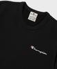 CHAMPION Small Script Logo Crewneck Sweatshirt Black