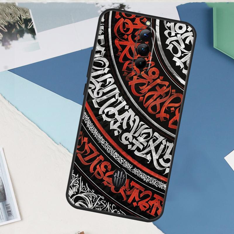Pokras Lampas Art Graffiti For Nubia Red Magic 10 Pro Plus 6 7 8 9 Pro 6S 7S 6R 5G Case For RedMagic 8S 9S Pro Plus