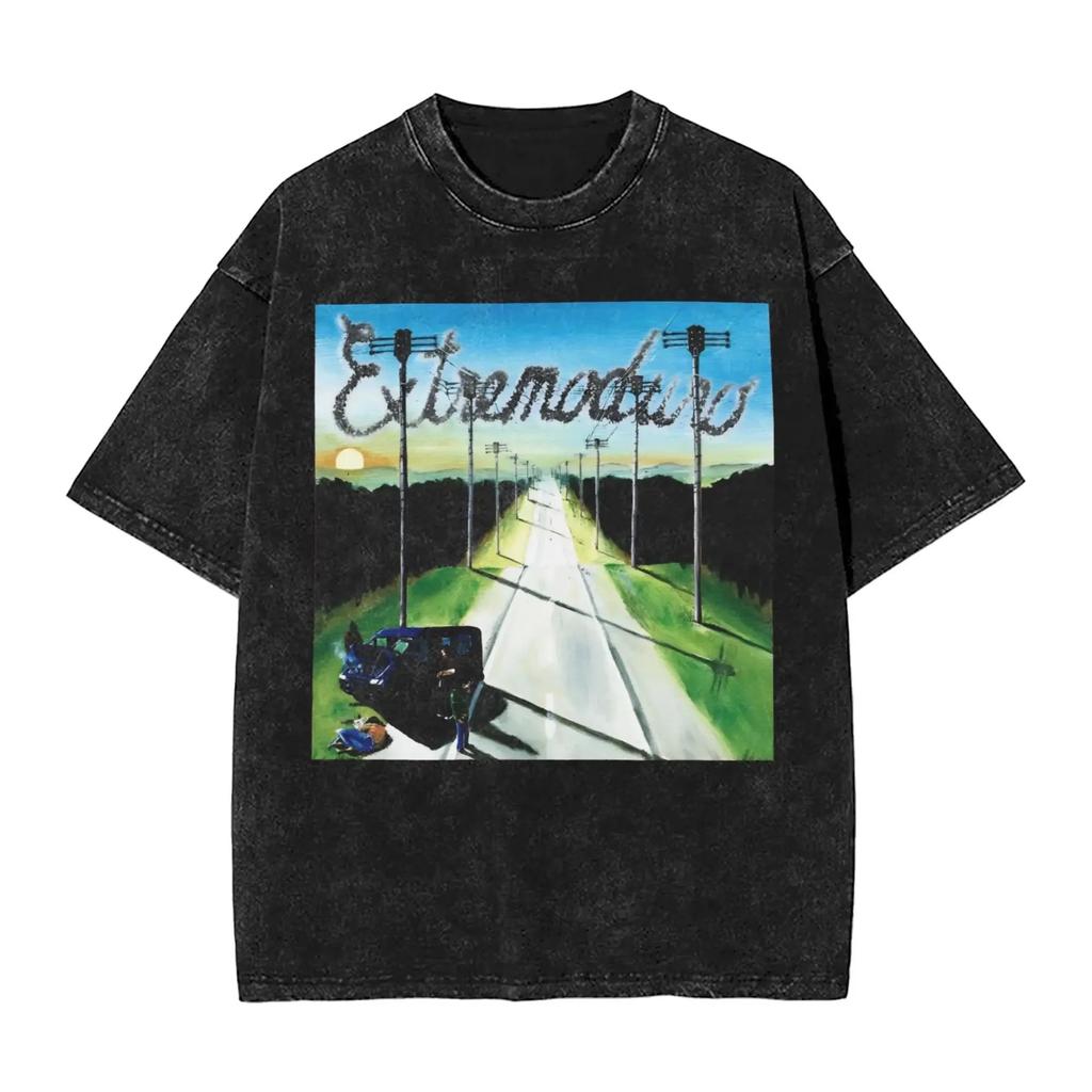 Rock Latino Ritmo y Rebeldía 90s Tour Graphic Unisex Heavyweight Cotton Vintage Black Streetwear T-Shirt