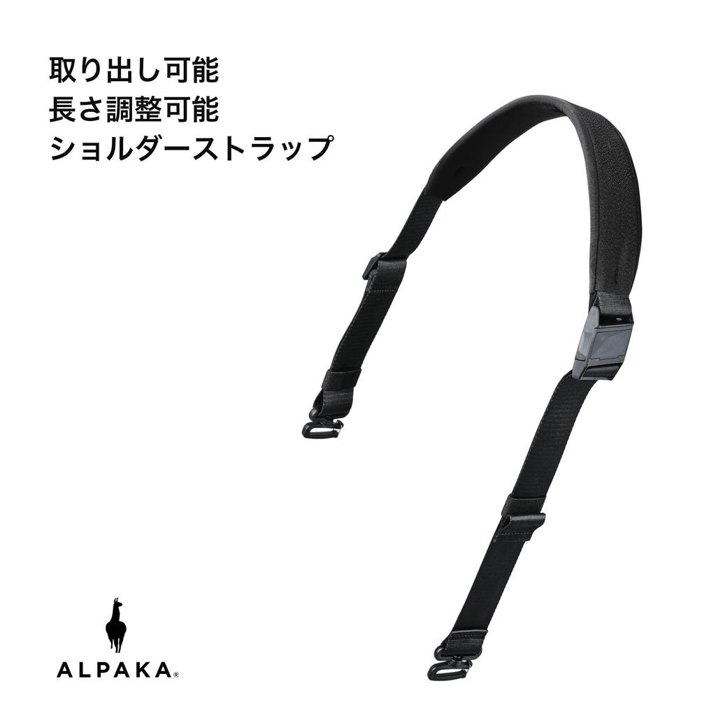 ALPAKA Vertex Pouch Axoflux Shoulder Bag, Sling Bag, Tech Case, Organizer, Handbag for iPad mini, Other Devices, and Small Items, Detachable Strap,