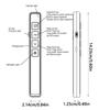 USB Charging Wireless Presentation Clicker Infrared Remote Laser Pointer  PPT Slide Advancer