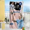 Haaland Customize Your Name Beach Towel Soft Durable Quick-Dry For Beach Bathroom Outdoor Swimming Pool Camping Picnic Yoga Diving Vacation Accessorie