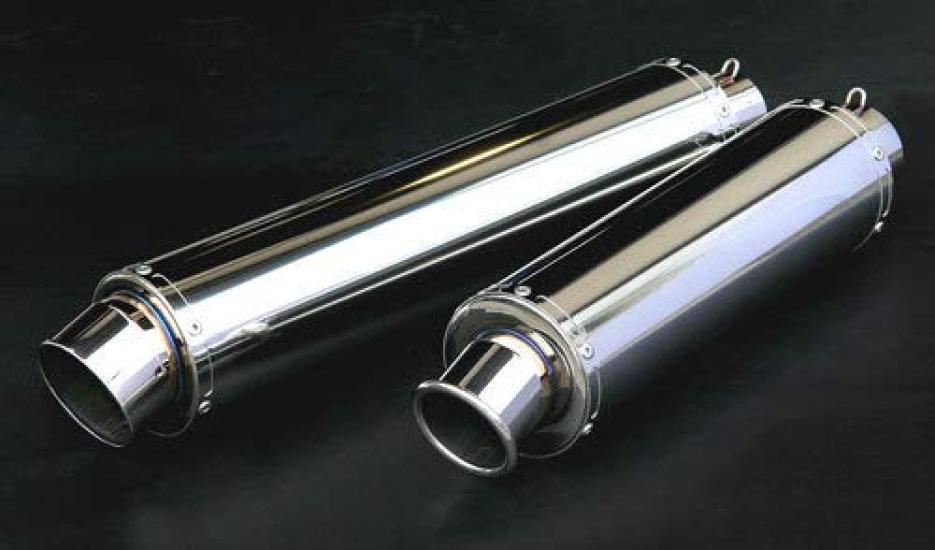 Realize Universal Silencer X Insertion Diameter Curl Type Stainless Steel Motorcycle Easy Motorcycle Exhaust Muffler Band 90 300mm, 60.5, (Type C),