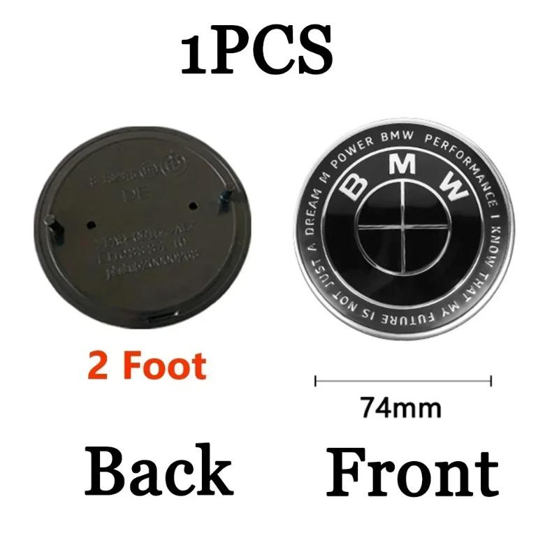 74/82mm Auto Motorhaube Vorne Hinten Kofferraum Emblem Abzeichen Ersatz für BMW E36 E46 E53 E90 E60 E61 E93 E87 X1 X3 X5 X7 F30 F20 M F10 E28