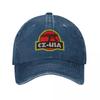 2026 Retro CZ USA Pistol Logo Baseball Caps Unisex Distressed Washed Snapback Hat Guns Outdoor Running Golf Unstructured Soft Ha