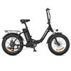 ULZOMO Dolphin Multi Terrain E-Bike With TowSeat 250W Motor 48V13AH Battery Adult Electric Bicycle 20 Inch Inch Road Tire Commuting Electric Bike