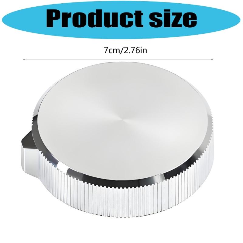 Dryer Control Knob Replacing 4980008, AP7215386, W11328381 and PS17216137, with Molded Plastic Body and Silver-Tone Finish