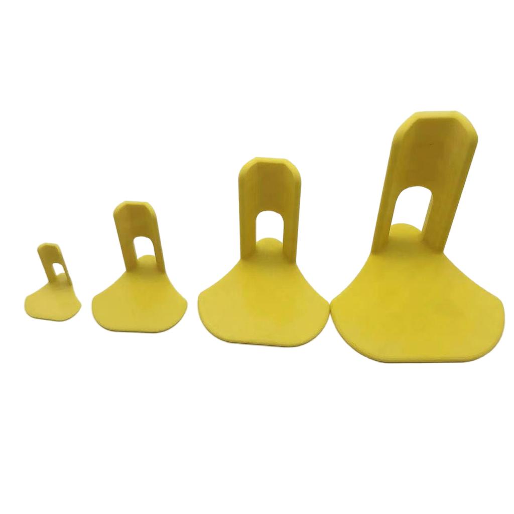 Set de 4 Atelă din Plastic pentru Picior de Găină Pentru Pasăre Rănită și Păsări de Curte Recuperare Sigură și Protecții de Siguranță Atele de Fixare