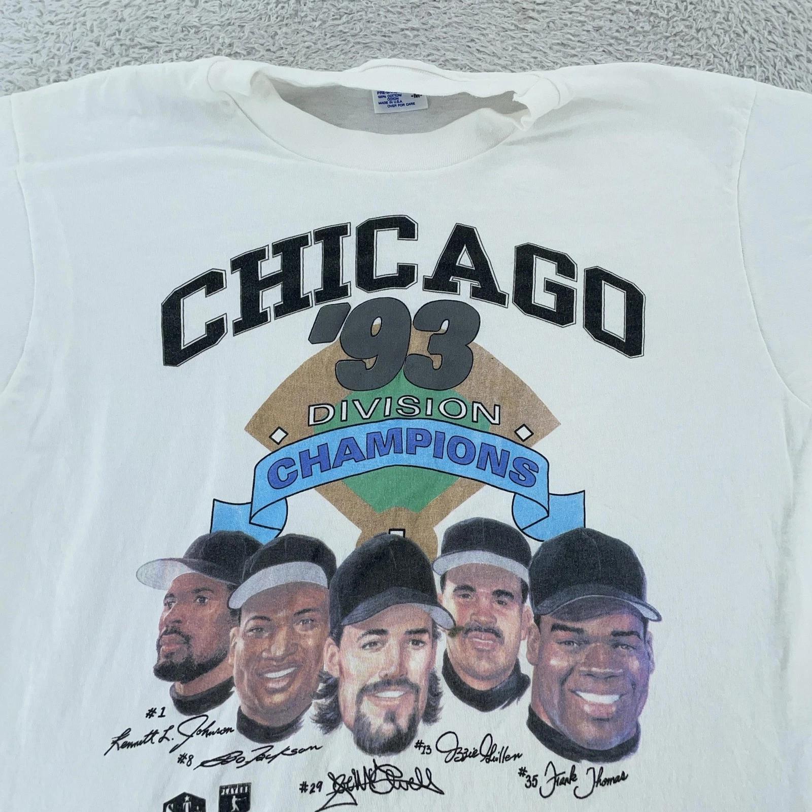 

Vintage Chicago White Sox Shirt Mens Small MLB Baseball Division Champions 90s S