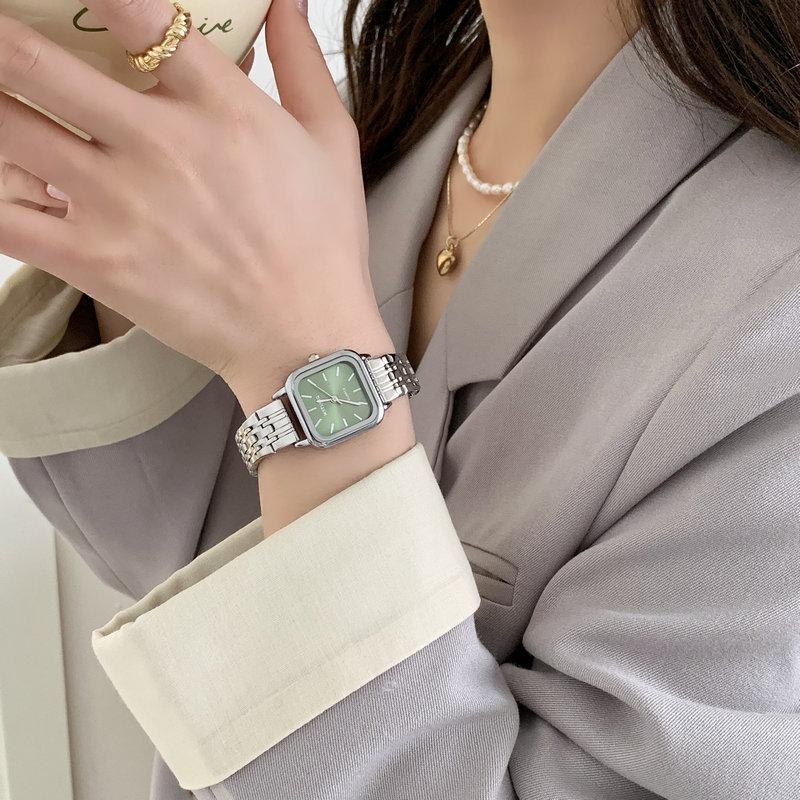 Simple Square Watch Women'S Fashion Light Luxury Exquisite Niche Trend Female College Student Women'S Watch