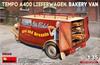 Miniart Scale Tempo A400 Reeferwagen Bakery Van Plastic Model Kit MA38066 1/35