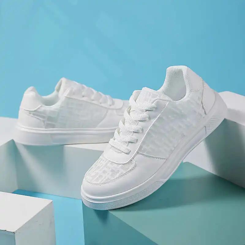 Tennis Sole Non-slip Sole Blue Woman Sneakers Casual Summer Walk Ladies Shoes Summer Sports Shooes Casuall Bity High Brand