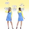 Entzückendes gelbes Minion Cosplay Kostüm für Frauen Perfekt für Halloween-Partys und Events