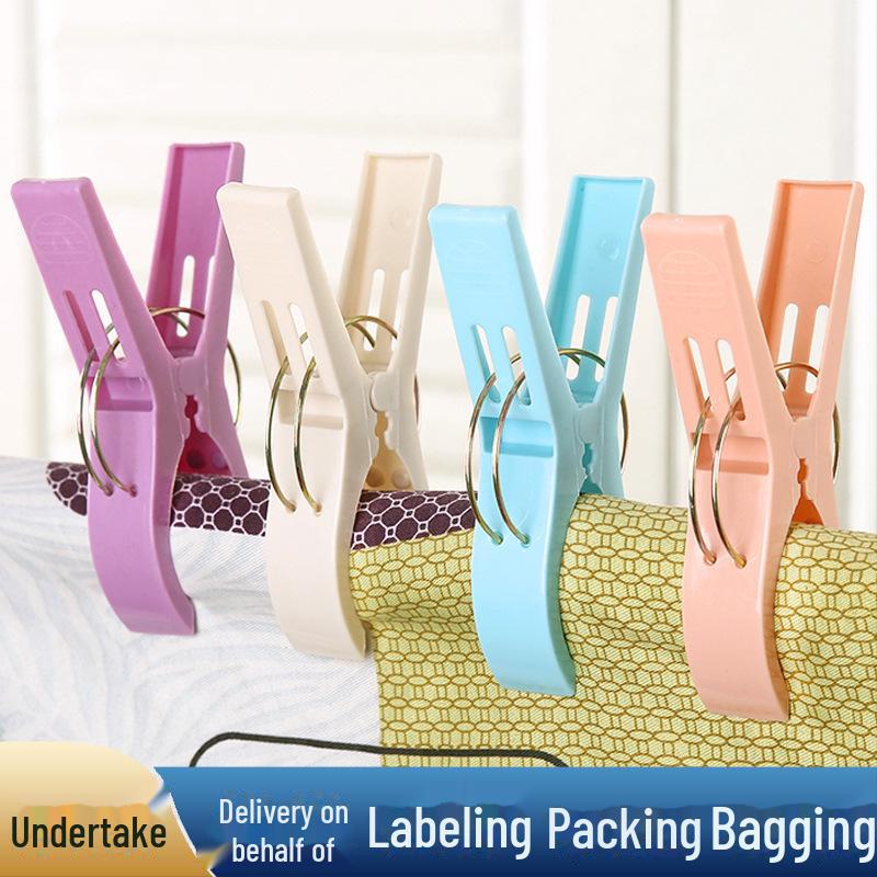 

Большой ветрозащитный зажим для сушки одежды