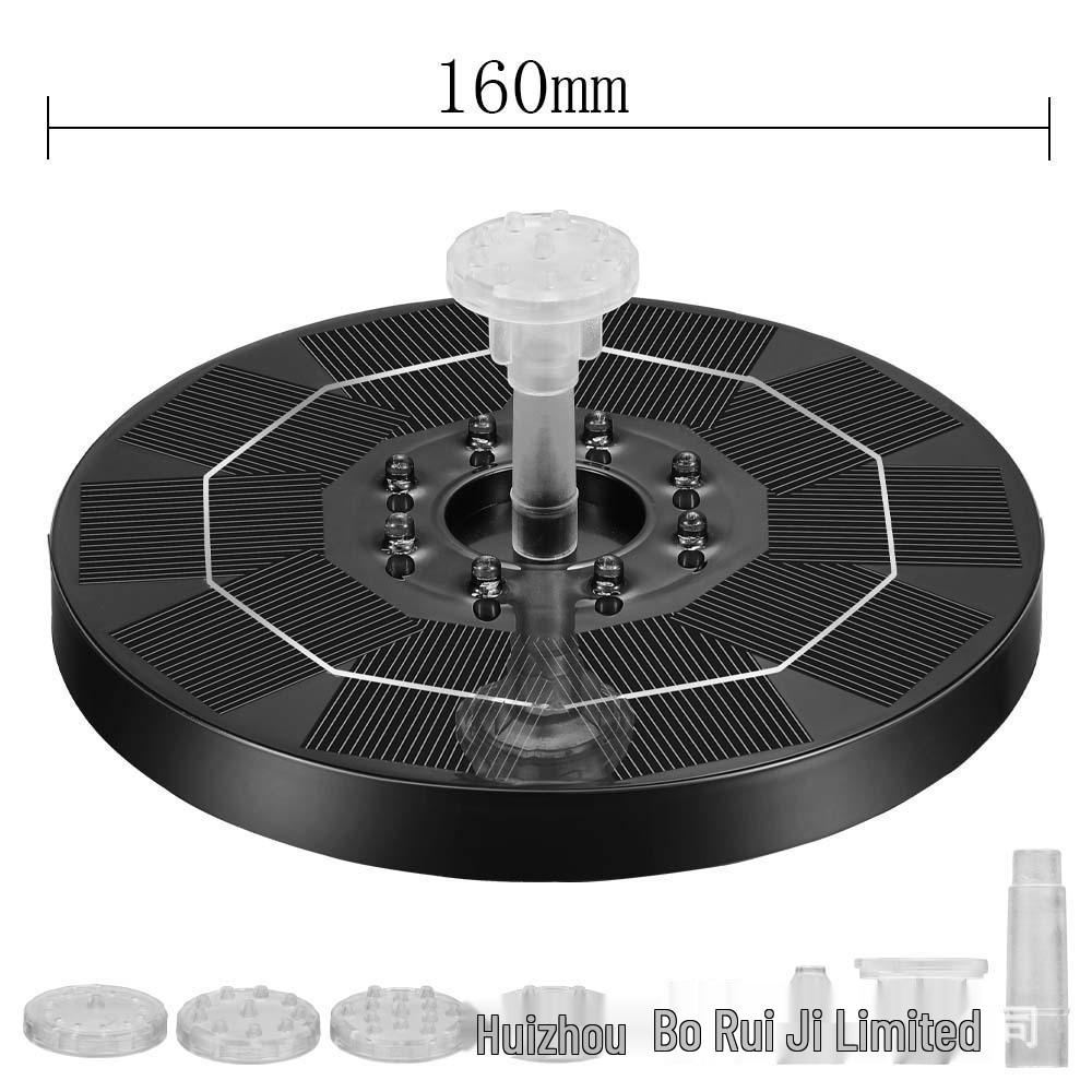 Luminous Solar Floating Water Pump - Outdoor Garden Fountain for Fish Ponds