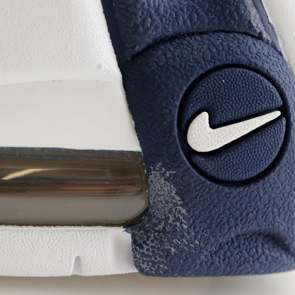 Nike Air More Uptempo Olympics Sneakers 414962-104 AIR MORE UPTEMPO OLYMPIC White / Navy Leather Mens Used