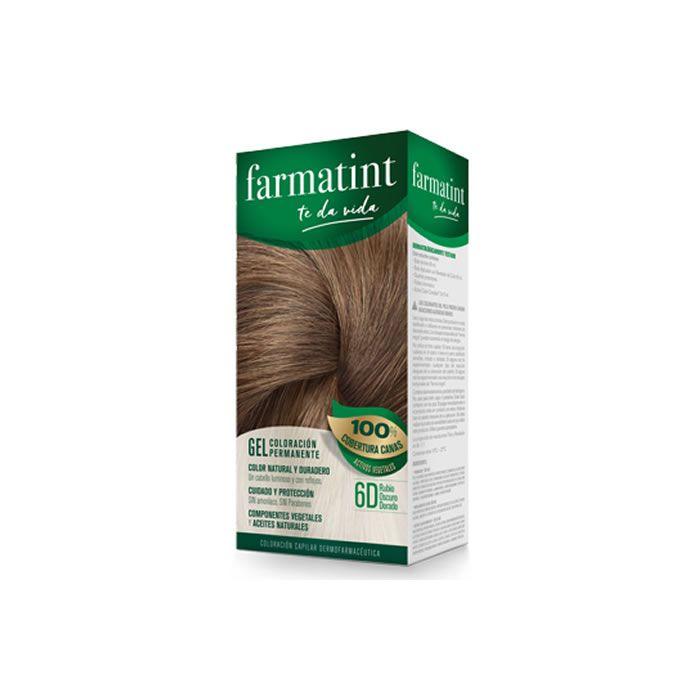 

Farmatint Стойкий цветной гель 6D Темно-золотистый блондин 150мл