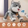 Robot Plaza Robot Dog Toy - Multifunctional, Infrared Remote Control, Music, Dance, Touch Response, Simple Programming, USB Charging, Birthday Gift Fo