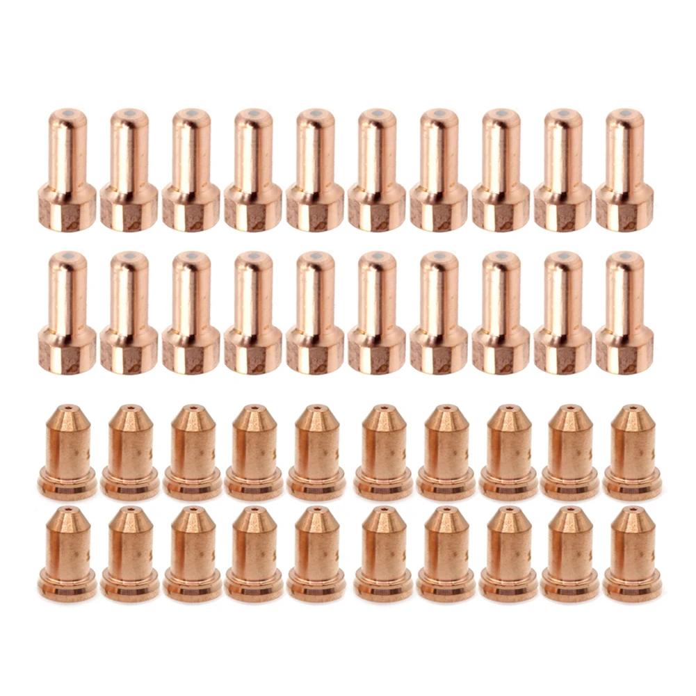 For Plasma Cutting Plasma Electrode Tip Cut45 Cutter Copper Material High Reliability Quality Control Standards