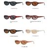 Vintage Fashion Oval Sunglasses UV400 for Women Men Luxury Trendy Sun Glasses Driving Travel Party Unisex