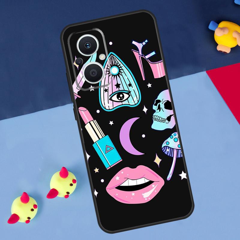 Girly Pastel Witch Goth For OPPO Reno 14 13 12 11 10 Pro 11F 12F 13F 14F 7 8 Lite 8T OPPO Find X9 X5 X6 X8 Pro Case