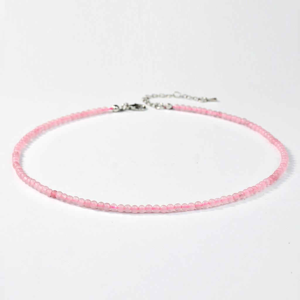 Bohemian Multi-Layer Chain Choker Multicolor Natural Stone Beaded Necklace Party Gifts Summer Beach Jewelry for Vacation & Daily