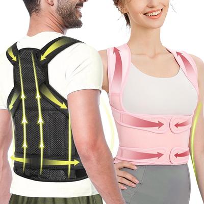 Posture Corrector And Back Brace For Men And Women, Adjustable Back Spine Straightener Scoliosis & Hunchback Correction Support