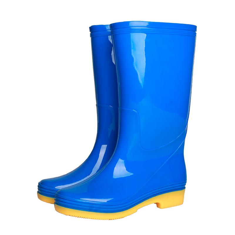 Water Shoes Without Lining Women's Tall Water Boots Long Boots No Mesh Non-slip Rain Boots Women's Rubber Shoes
