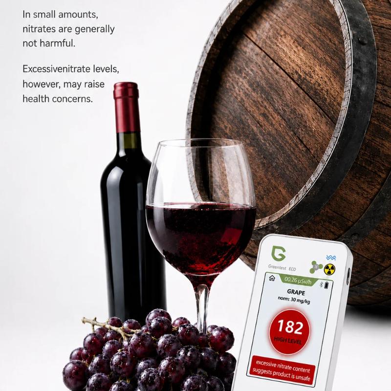 Food Safety Detector Fruit Vegetable Meat Nitrate Tester Environment Radiation Water Quality Testing Health Care Capacitive Touchscreen Tester Home