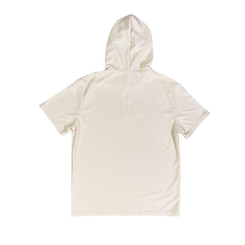 2025 Men's Summer Casual Set: Short Sleeve Henley T-shirt, Hooded Shirt & Shorts