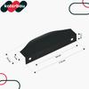 Kotarbau® Modern Edge Furniture Handle Aluminum Matte Black 96 / 116 Mm Set Of 10