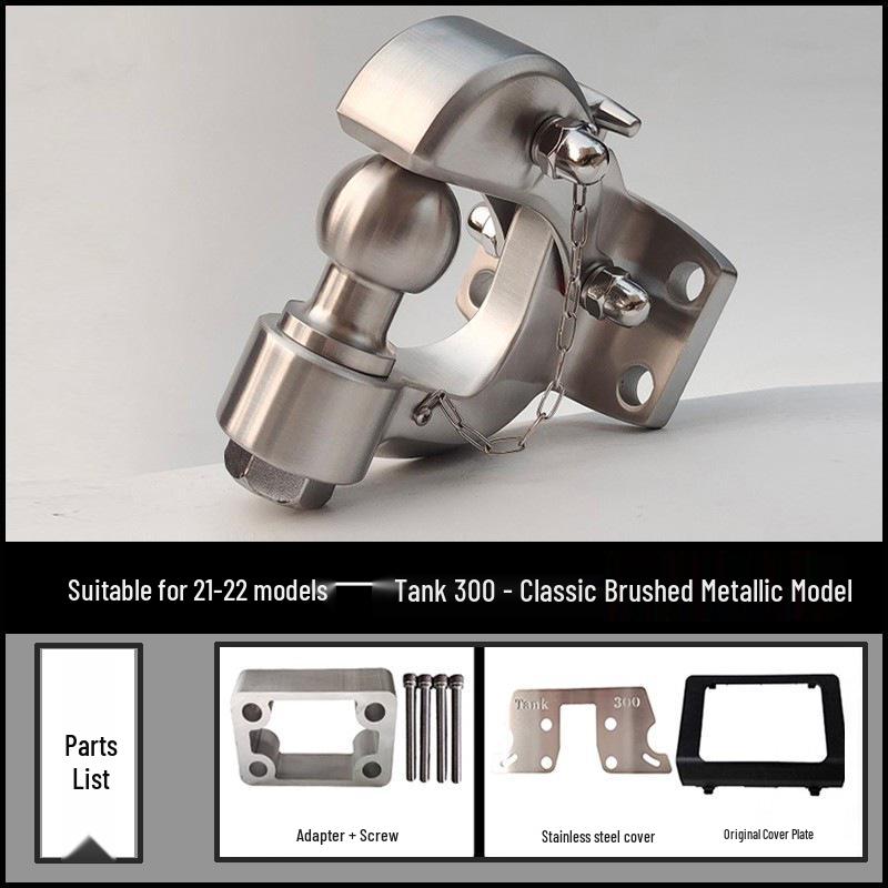 Premium 304 Stainless Steel Tow Hook for Tank 300, Patrol Cruiser, Land Cruiser, and Universal Rogue