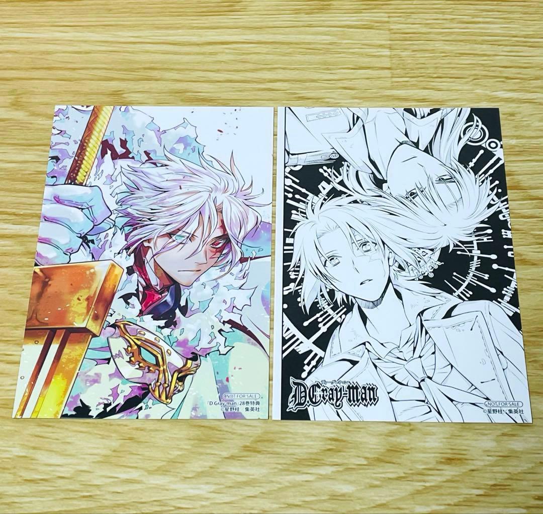 

[USED] D.Gray-man Animate Bonus Illustration Card Paper Allen Walker