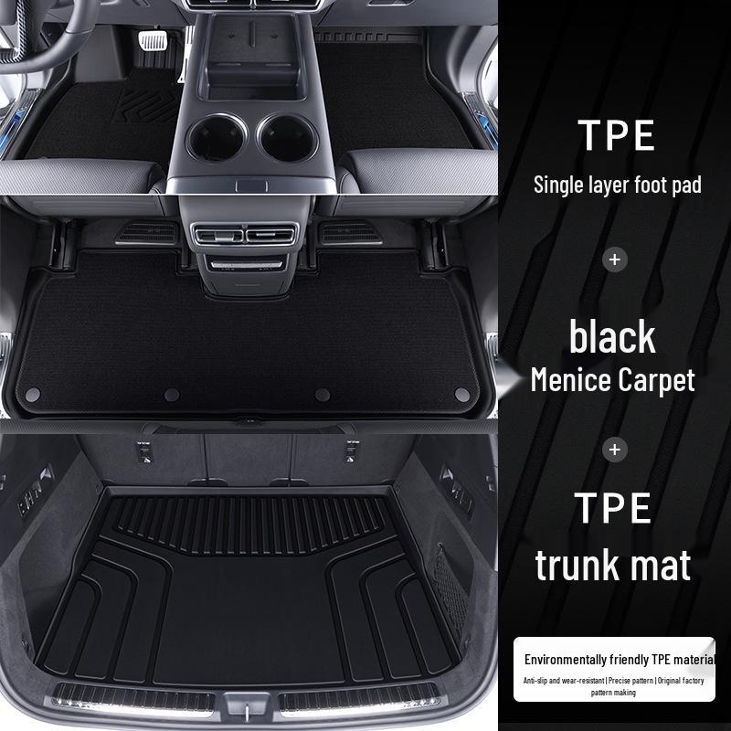Full Coverage TPE Floor Mats for 2024 Li Auto L7 Car Accessories