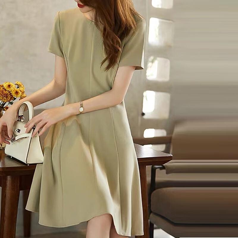 La Chapelle French Style Short Sleeve Dress L