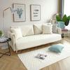 Four Seasons Universal Cotton Sofa Cushion Fabric Modern Simple Double-Sided Pure Cotton Embroidery Sofa Cushion Winter Sofa Covers