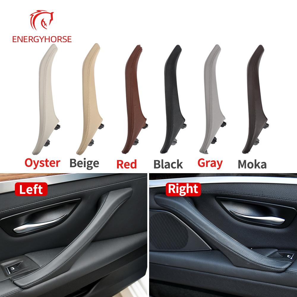 Links Rechts Innen Passagier Tür Leder Pull Griff Montage für BMW F10 F11 5 Serie