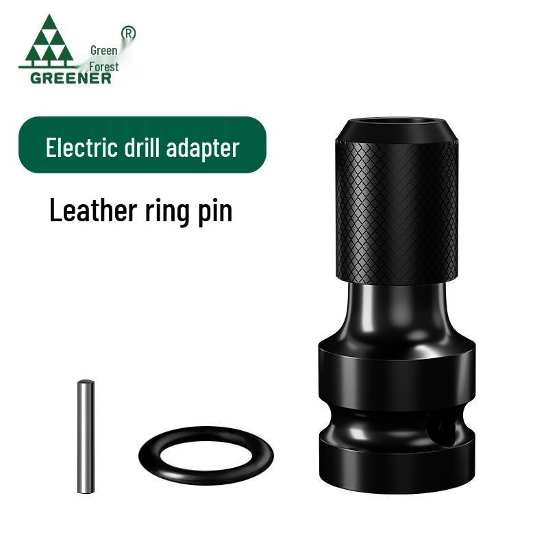 80mm Hex Socket Wrench Set with Air Impact, Extension Bit Holder, and Gauge for Electric Drills