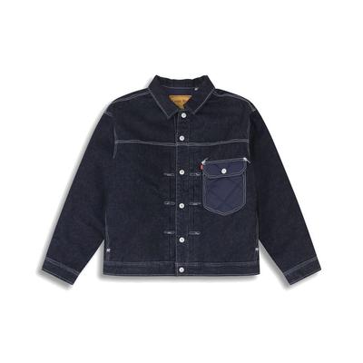 Levis Veste en Jean Matelassée Réversible Homme Vestes Bleu Denim Foncé A0121-0000
