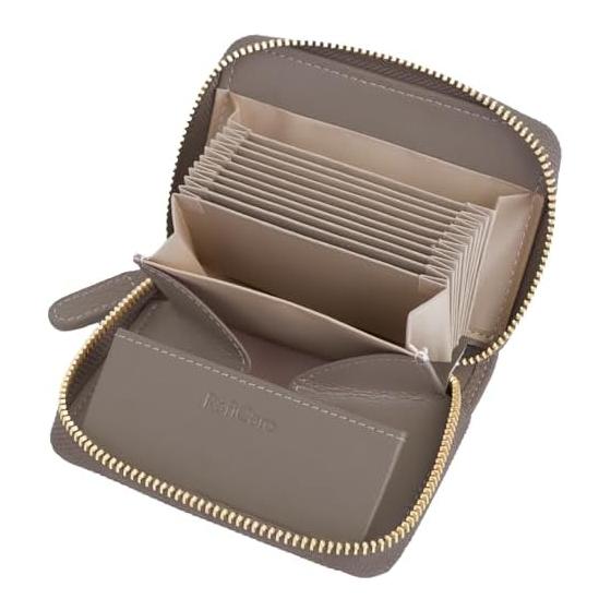 

[RafiCaro] Mini Wallet, Bills Won t Fold, Women s, Men s, Bifold Wallet, Large Capacity, Bellows, Card Case, Box Type, Coin Purse, YKK Zipper,