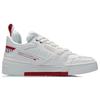 Li Ning 001 BTC Slip Resistant Abrasion Resistant Low top Skateboard Shoes Women's White Red AECR002-4
