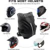 New Waterproof Motorcycle Backpack Large Capacity Reflective Helmet Backpack Durable Travel Backpack Commuting