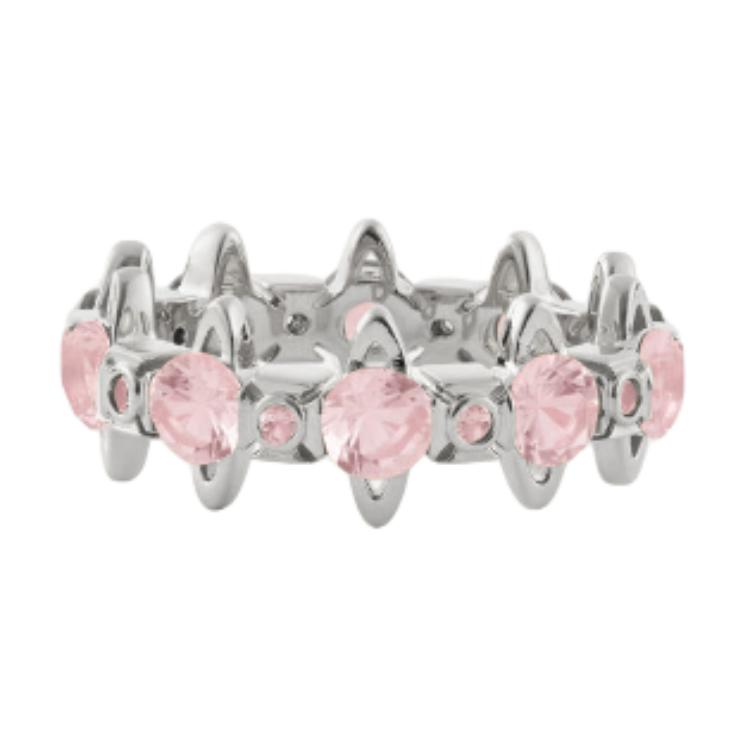 Vivienne Westwood Recycled Silver Ring Women rings 64040169-01P558 Basic Packaging-Dust Bag+Box,XXS