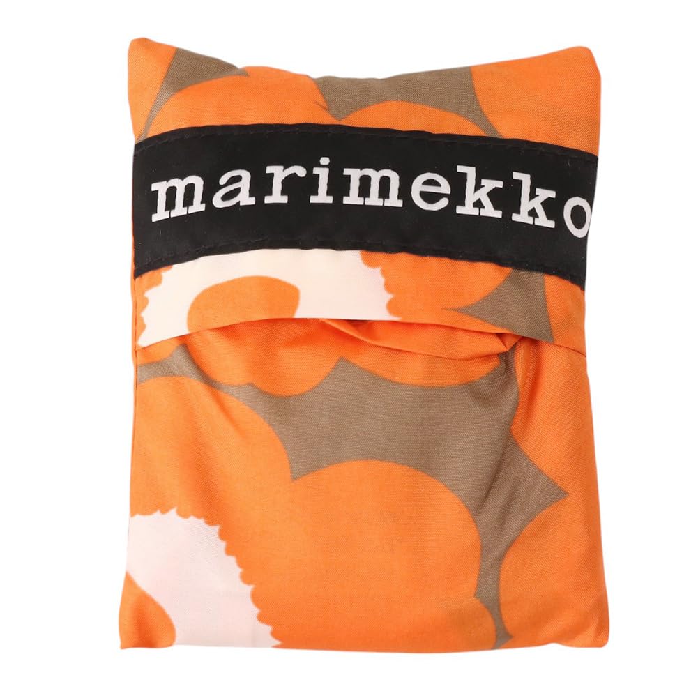Marimekko Eco Bag, Shopping Bag, Smart Bag, Unikko, Orange, 94138 094138 218, Scandinavian Design [Parallel Import]