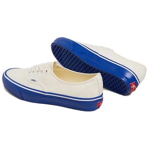 Vans Premium Authentic White Blue Midsole - VN000EBNZ5D
