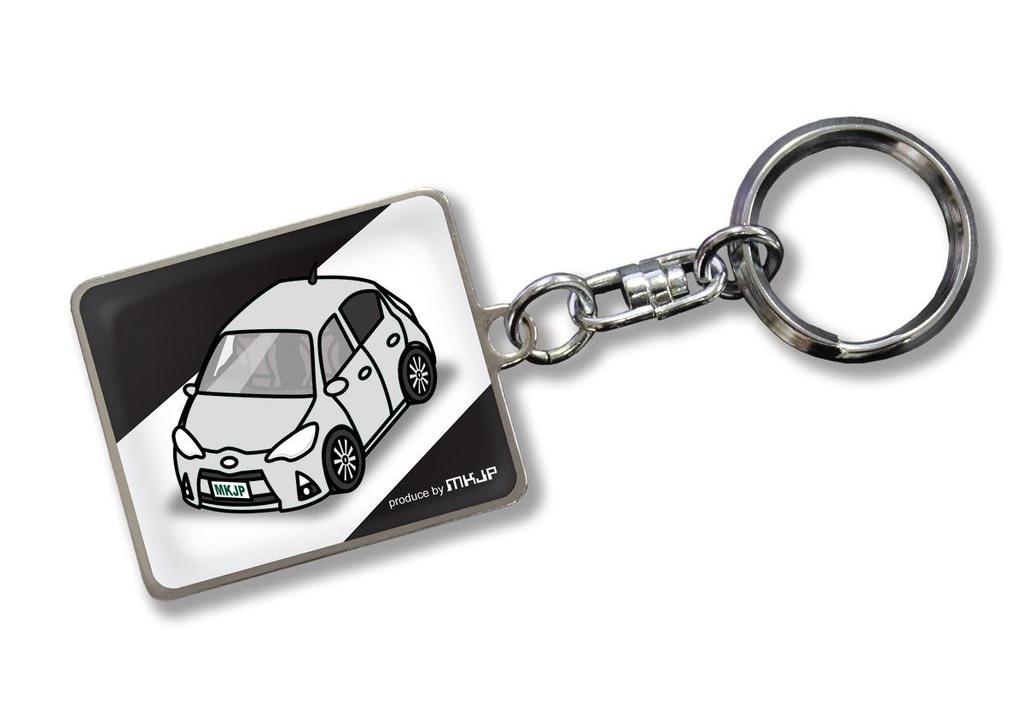 MKJP Aqua NHP10 Custom Key Holder, Base: Black, Base: Black Car Color: Silver